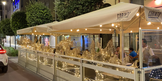 Terraza Corinto después